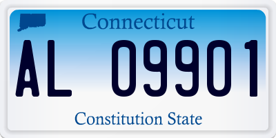 CT license plate AL09901