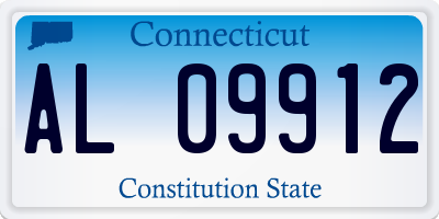CT license plate AL09912