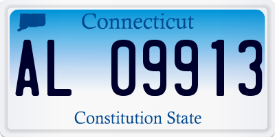 CT license plate AL09913