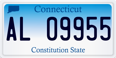 CT license plate AL09955