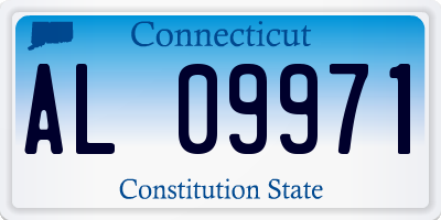 CT license plate AL09971