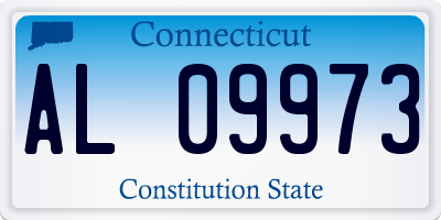 CT license plate AL09973