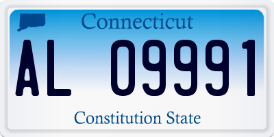 CT license plate AL09991