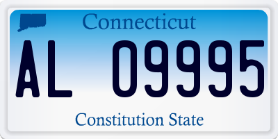 CT license plate AL09995