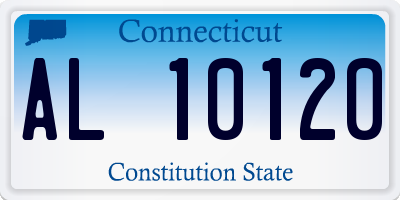 CT license plate AL10120
