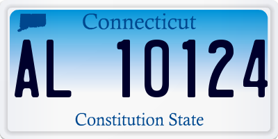 CT license plate AL10124
