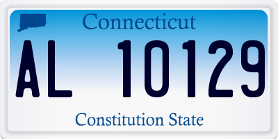 CT license plate AL10129