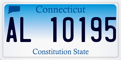 CT license plate AL10195