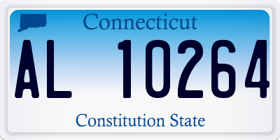 CT license plate AL10264