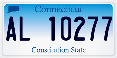 CT license plate AL10277