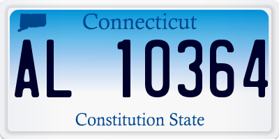 CT license plate AL10364