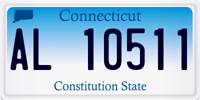 CT license plate AL10511