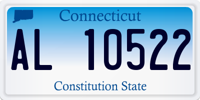 CT license plate AL10522