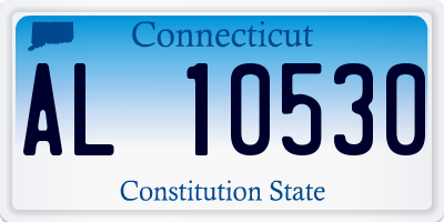 CT license plate AL10530