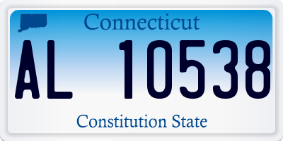 CT license plate AL10538