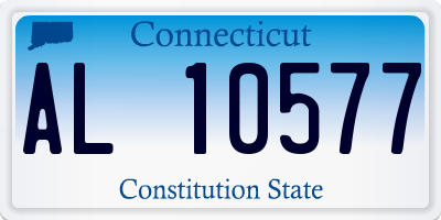 CT license plate AL10577