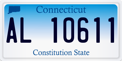 CT license plate AL10611