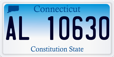 CT license plate AL10630