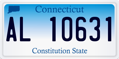 CT license plate AL10631