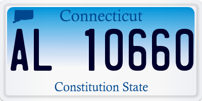 CT license plate AL10660