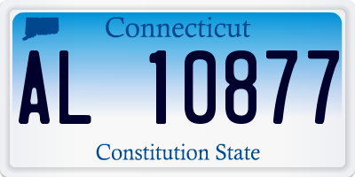 CT license plate AL10877