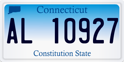 CT license plate AL10927