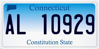 CT license plate AL10929