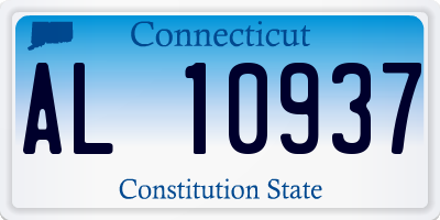 CT license plate AL10937
