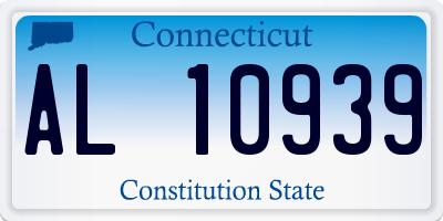 CT license plate AL10939