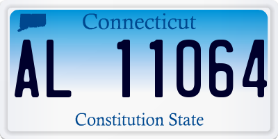 CT license plate AL11064