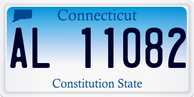 CT license plate AL11082