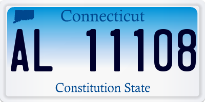CT license plate AL11108
