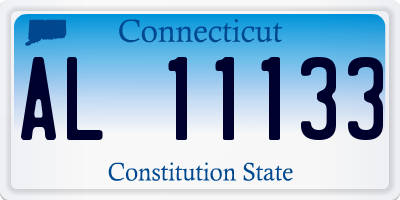 CT license plate AL11133