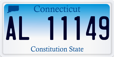 CT license plate AL11149