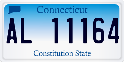 CT license plate AL11164