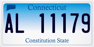 CT license plate AL11179
