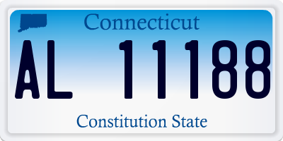 CT license plate AL11188