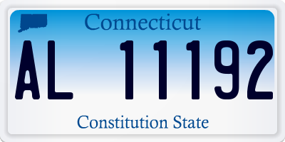 CT license plate AL11192