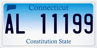 CT license plate AL11199