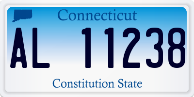 CT license plate AL11238