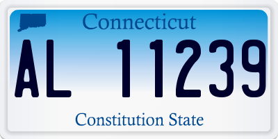 CT license plate AL11239