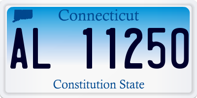 CT license plate AL11250
