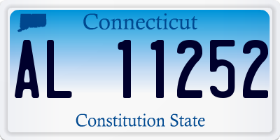 CT license plate AL11252