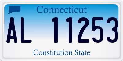 CT license plate AL11253