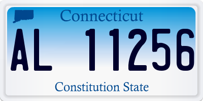 CT license plate AL11256