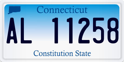 CT license plate AL11258