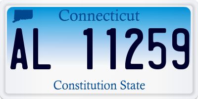 CT license plate AL11259