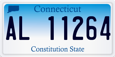 CT license plate AL11264