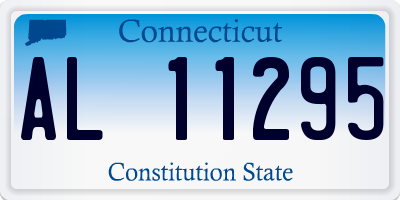 CT license plate AL11295