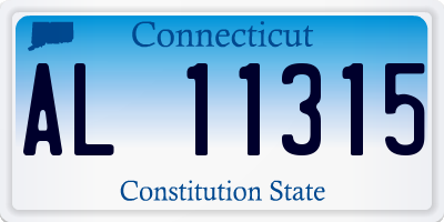 CT license plate AL11315